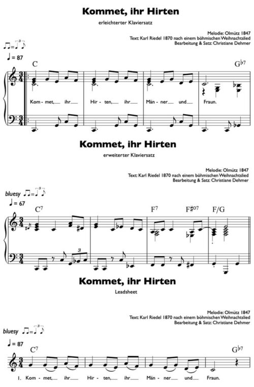 Kommet ihr Hirten - Noten als PDF