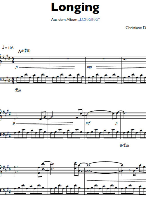 Longing - Einzelnoten als PDF