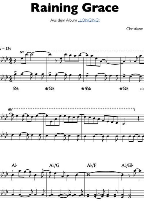 Raining Grace - Noten als PDF